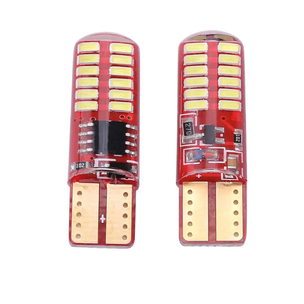 2 шт 12В 5 Вт автомобиля Ширина светильник лампочка Водонепроницаемый силиконовая