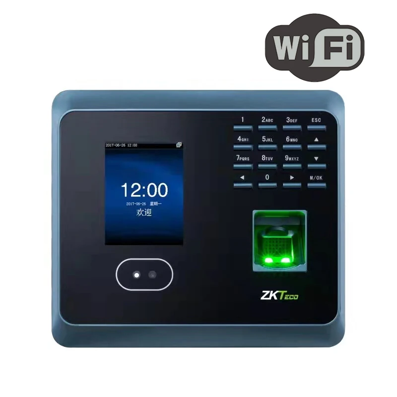 

UF100Plus Biometric Facial Fingerprint Employee Time Attendance Low Cost Face Recognition System Face Employee Time Clock