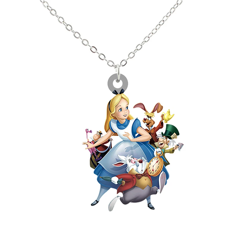 Длинное ожерелье-цепочка Disney Алиса в стране чудес дизайнерское Подарочное