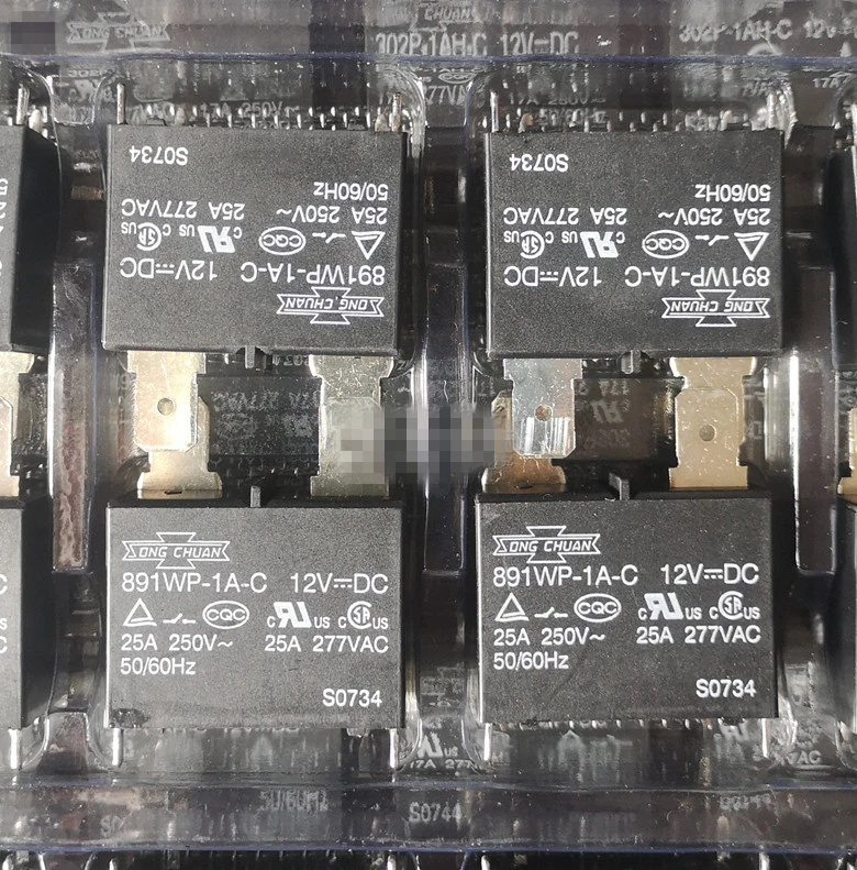 10 шт./лот горячее новое реле 891WP-1A-C-12VDC 891WP-1A-C 12VDC 891WP1AC DC12V 25A SONGCHU DIP4 | Строительство и