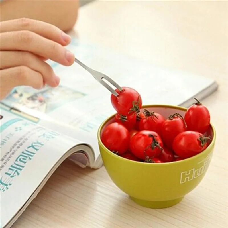 Набор из 5 вилок для торта 2 вина вилка закусок десерта фруктового салата