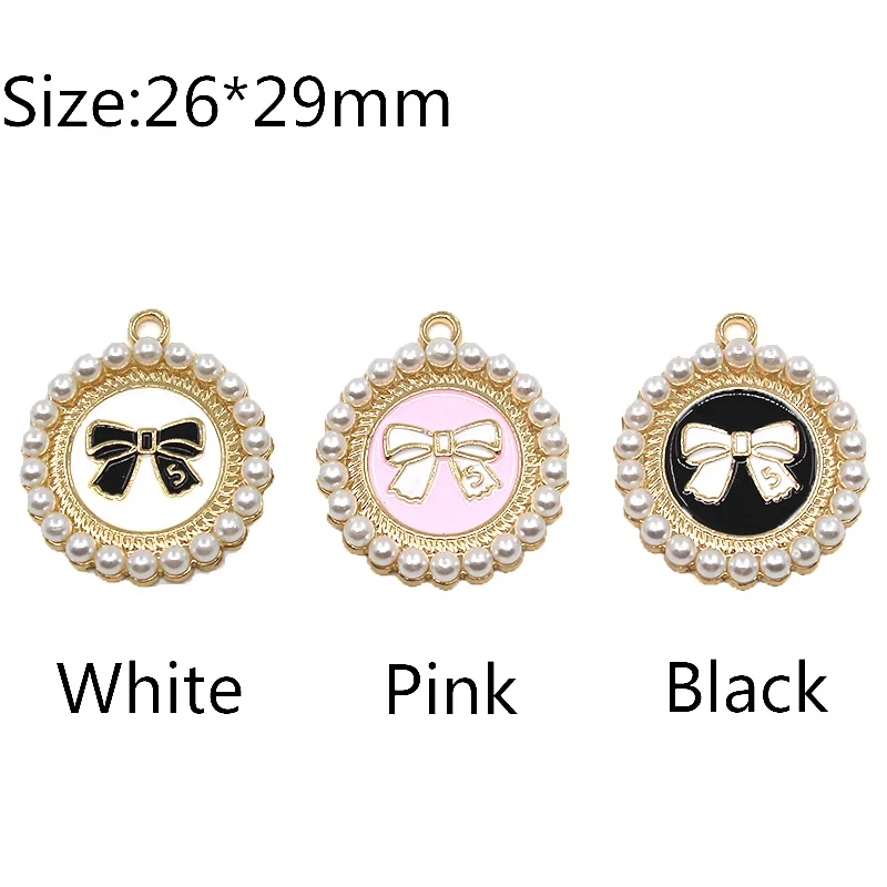 10 шт. круглые жемчужные аксессуары для ожерелья|Пуговицы| |