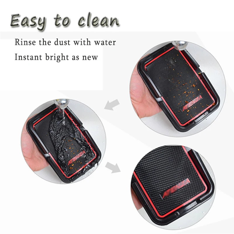 Противоскользящий резиновый коврик для приборной панели автомобиля подставка