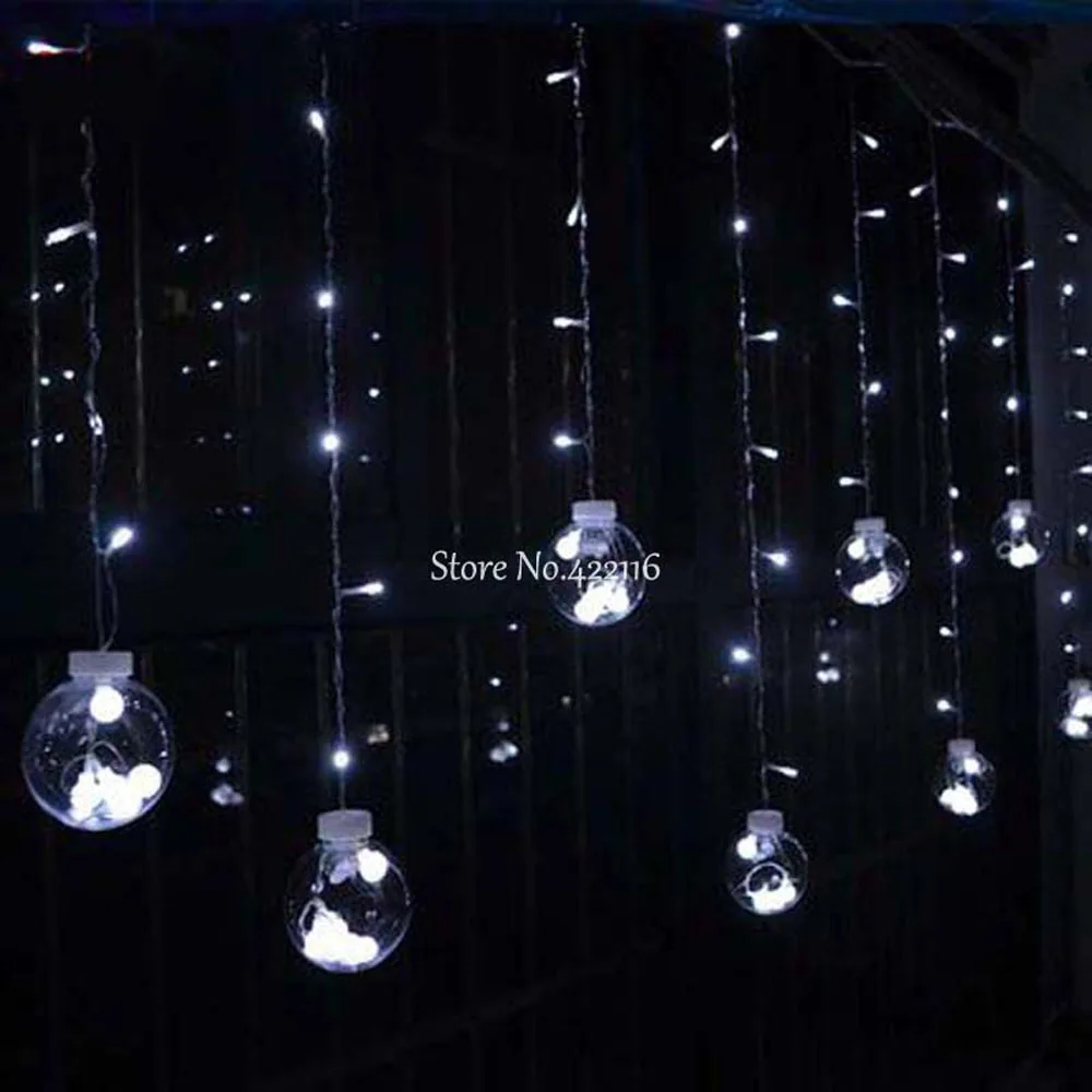 СВЕТОДИОДНАЯ Гирлянда занавес в виде сосулек 3 м 12 пожеланий|Праздничное