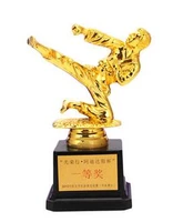 little golden man trophy custom martial arts taekwondo award products creative award trophy cup custom logo wholesale world cup