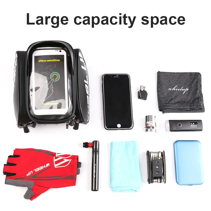 

Bicycle Bags Bike Front Touch Screen Phone Bag Mountain Bike Top Tube Bag Bicycle Pannier Bag Cycling Accessories