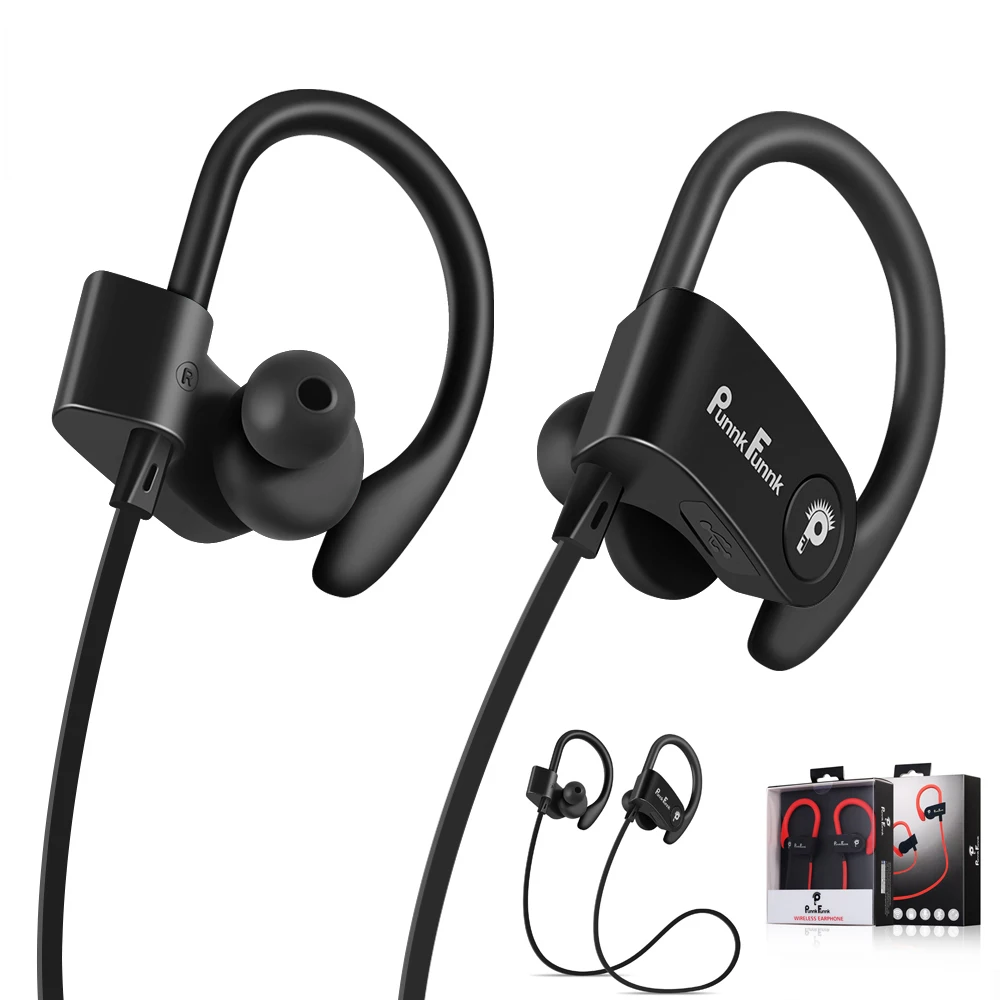 

Bluetooth Earphone Wireless headphones Bluetooth 5.0 Sport headsets Waterproof IPX4 Noise Canceling Deep Bass Stereo earbuds/Mic