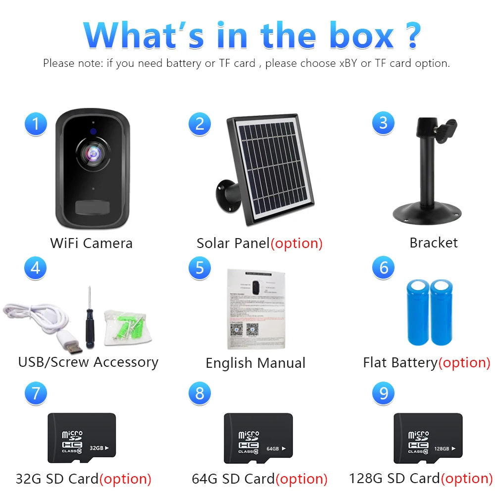 Беспроводная Wi Fi камера 3MP HD Солнечная аккумуляторная батарея наружная