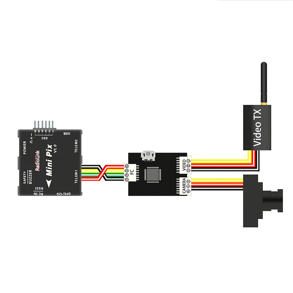 Radiolink мини модуль OSD для передачи изображения Mini PIX Pixhawk плата контроллера полета RC