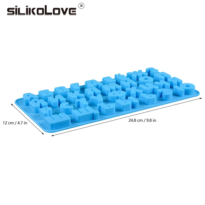 Силиконовая форма для шоколада с буквами русского алфавита 3d инструменты