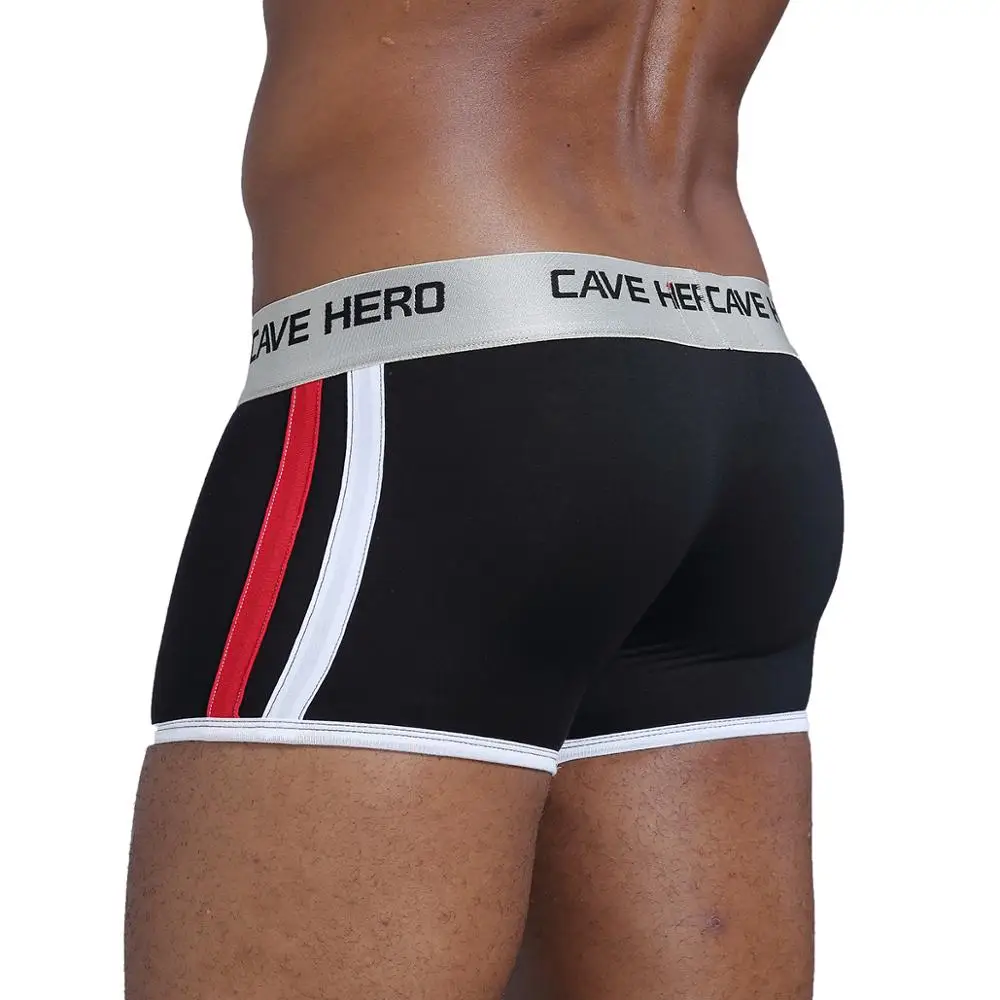 Боксеры мужские повседневные бесшовные пикантное нижнее белье шорты со средней