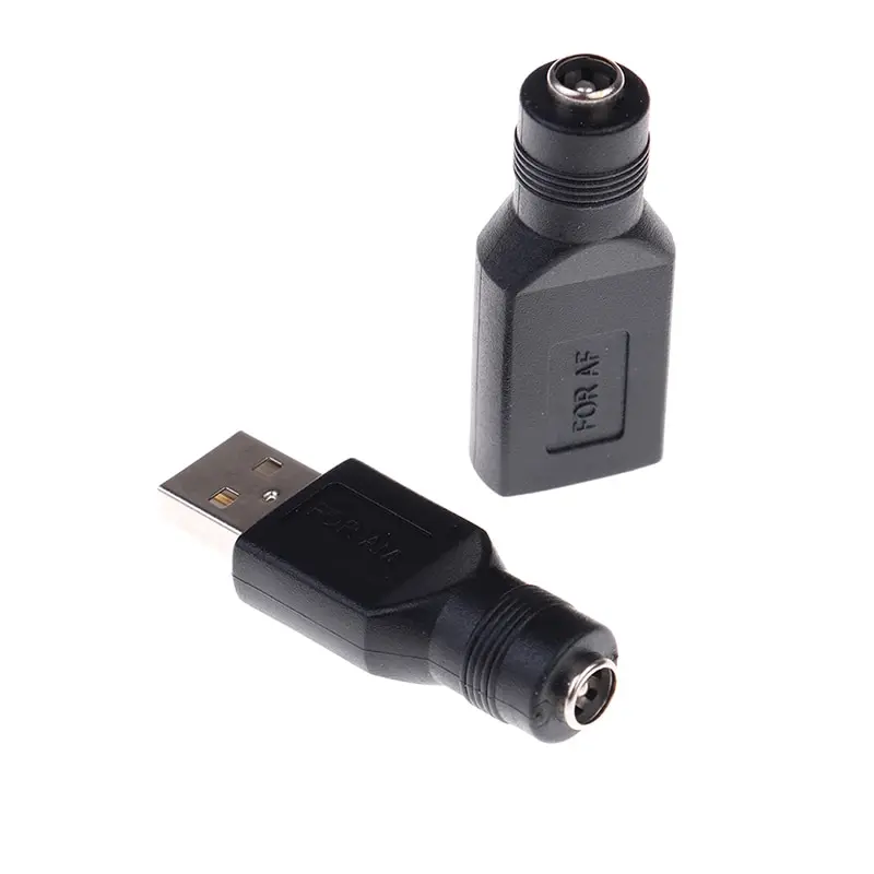 

Female Jack To USB 2.0 Male Plug / Female Jack 5V DC Power Plugs Connector Adapter Laptop 5.5x2.1mm