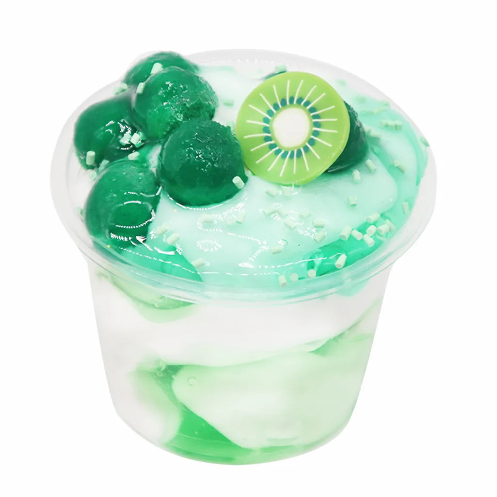 DIY облако хлопок мягкие фрукты розовые слизи игрушки Рисование грязи мороженое