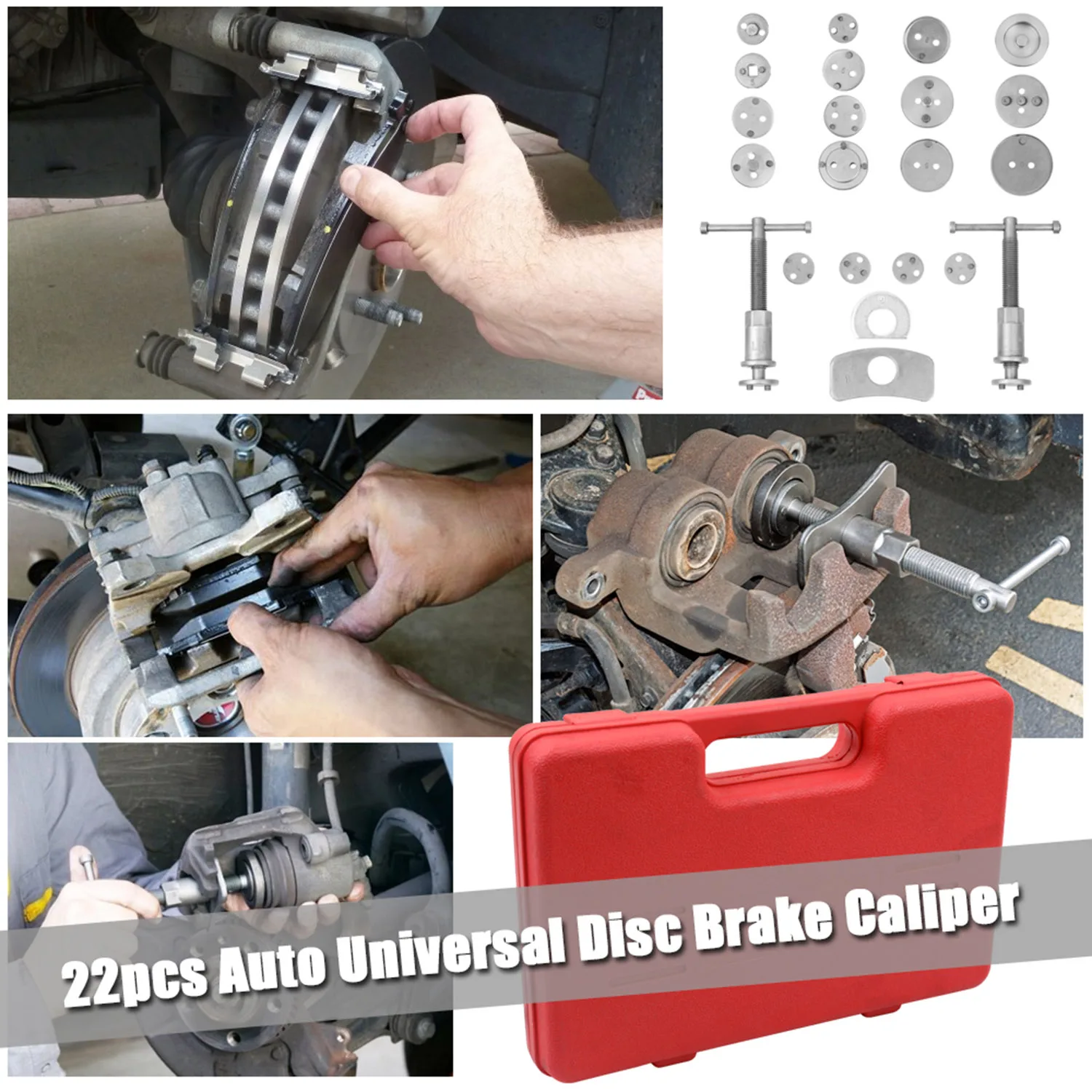 Универсальный суппорт дискового тормоза для автомобиля 22 шт. Задняя накладка