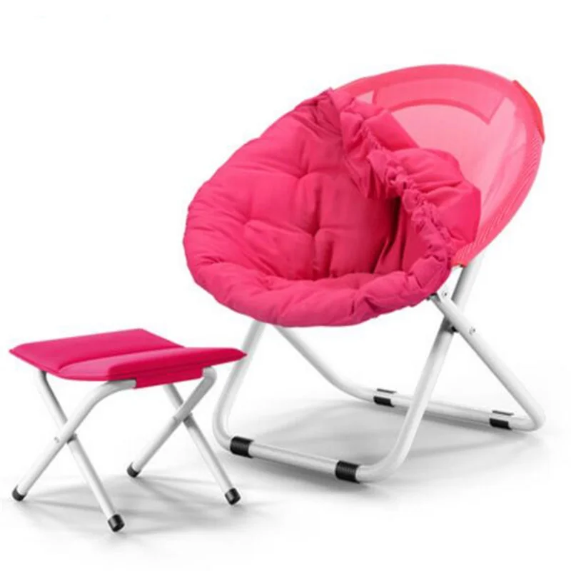 Удобный складной диван стул 80*76*52 см дышащий с Луной и табуретом|chair 3d|chair christmaschair