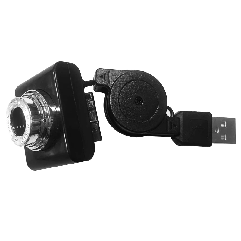 

Driver-free Computer Camera Webcam Manual Focus Plug and Play HD USB Web Camera for Home PUO88