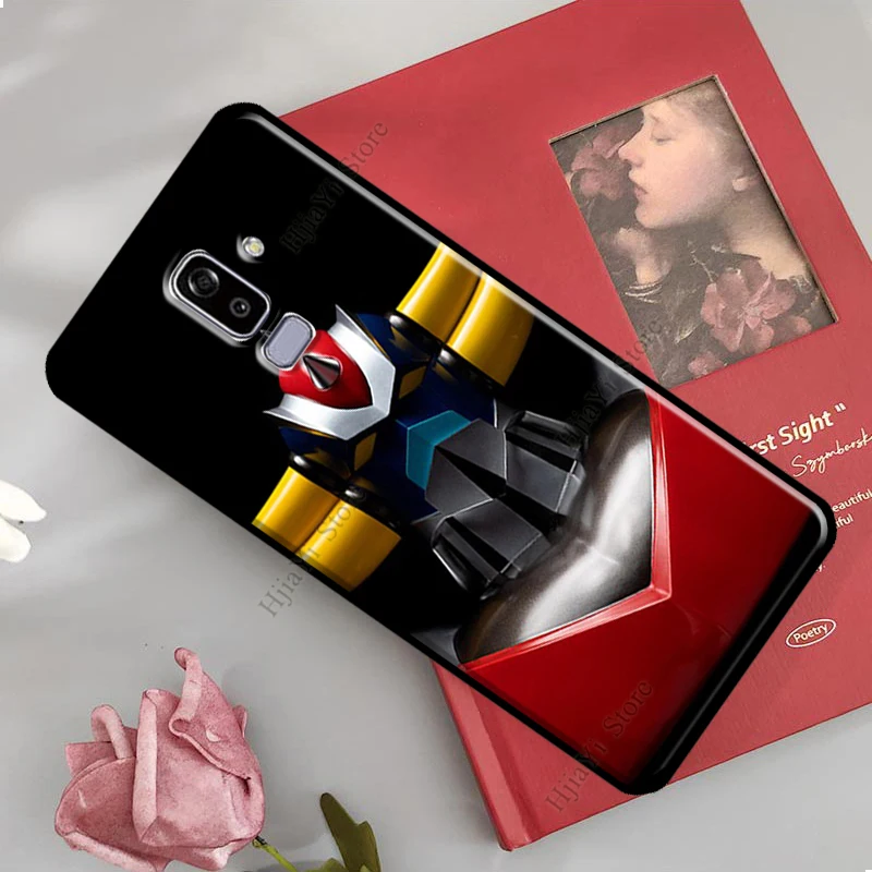 НЛО робот золотой чехол для Samsung Galaxy J1 J3 J5 J7 2016 A3 A5 2017 A7 A8 A9 J8 2018 J4 J6 Plus задняя крышка |