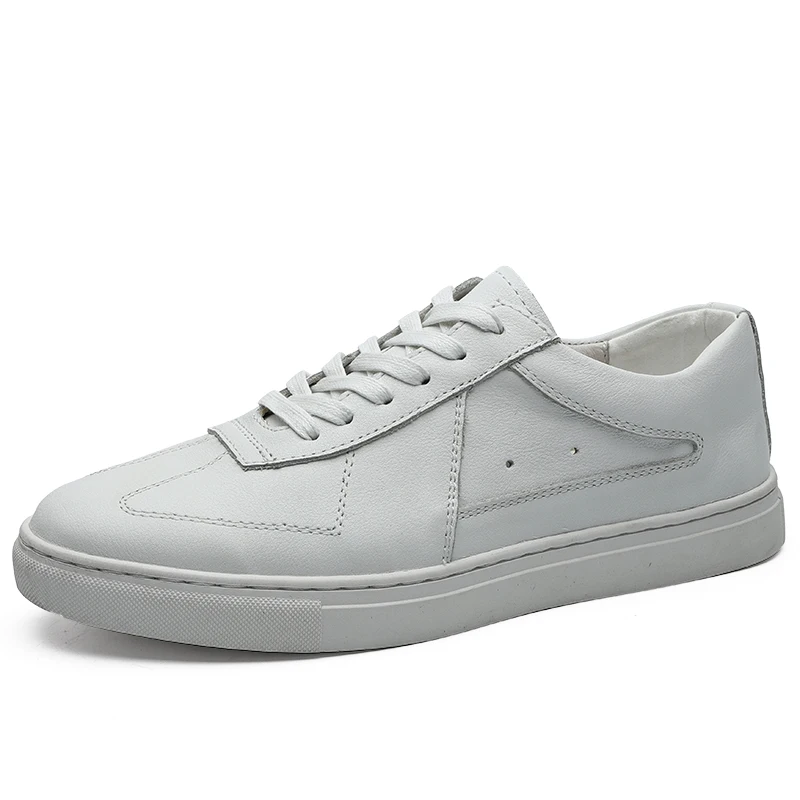 Fashion Sneakers Men Shoes Genuine Leather Shoes Men Shoes Loafers Lace Up Walking Casual Shoes