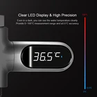 Цифровой светодиодный дисплей температуры для душа 0  100  Детский термометр для ванны и воды дисплей по Цельсию вращающийся на 360  экран для дома и ванной комнаты