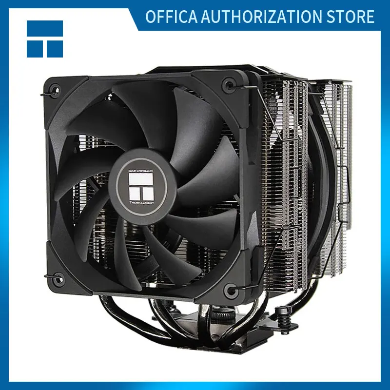 Кулер для процессора Thermalright FS140 тихий с двумя вентиляторами 140 мм 4 контакта RGB Intel
