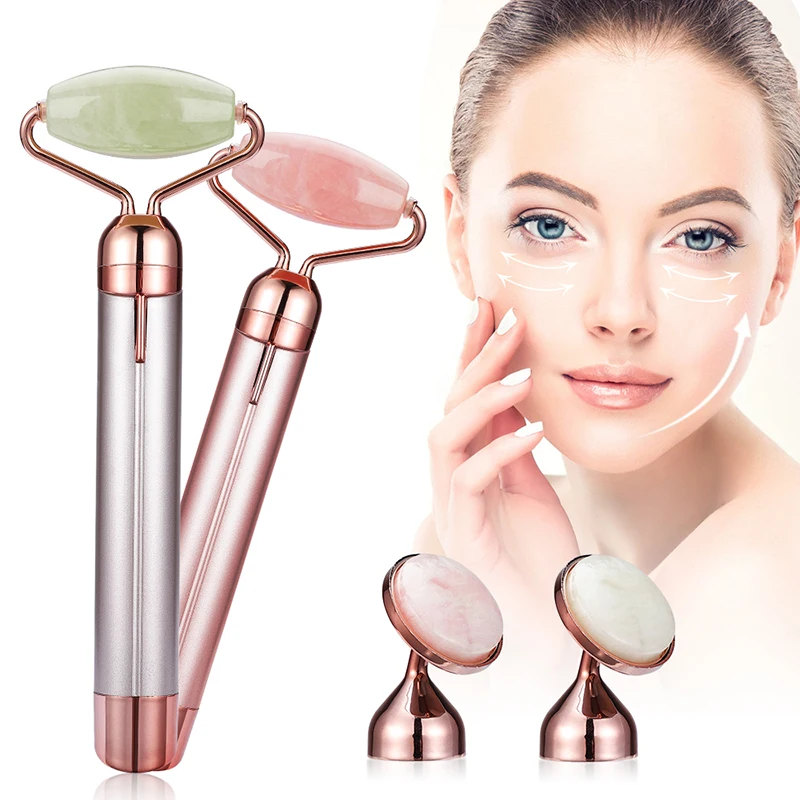 Электрический нефритовый бриллиантовый массажер Нефритовый камень инструмент