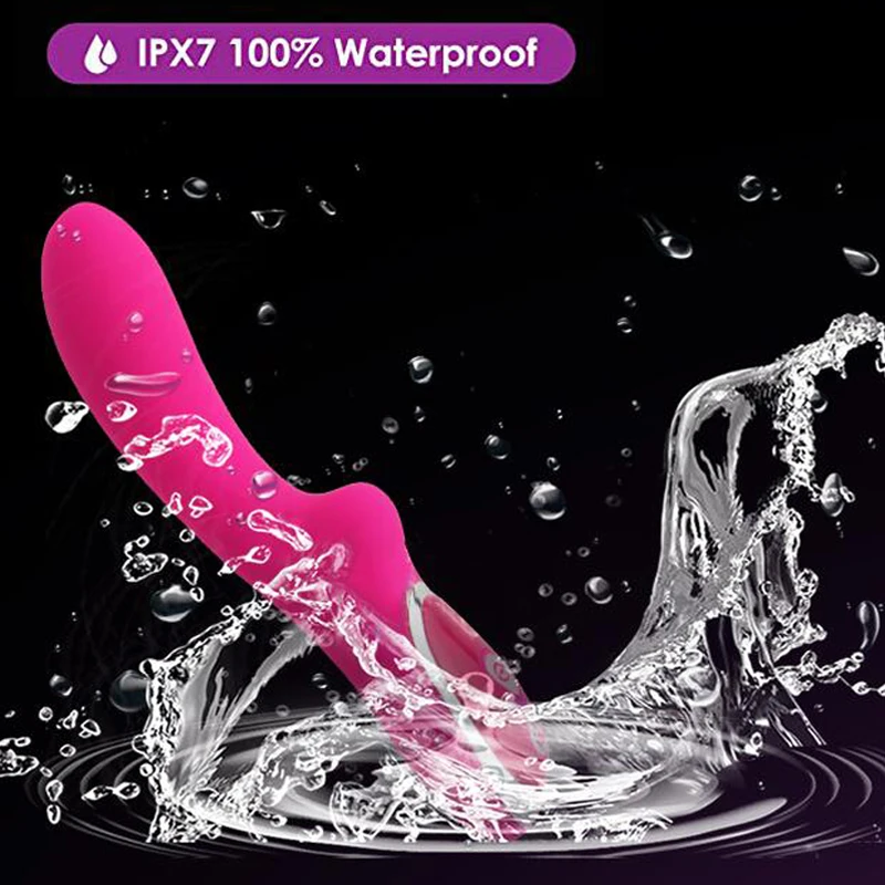 Большой фаллоимитатор вибратор 10 скоростей волшебная палочка массажер точки