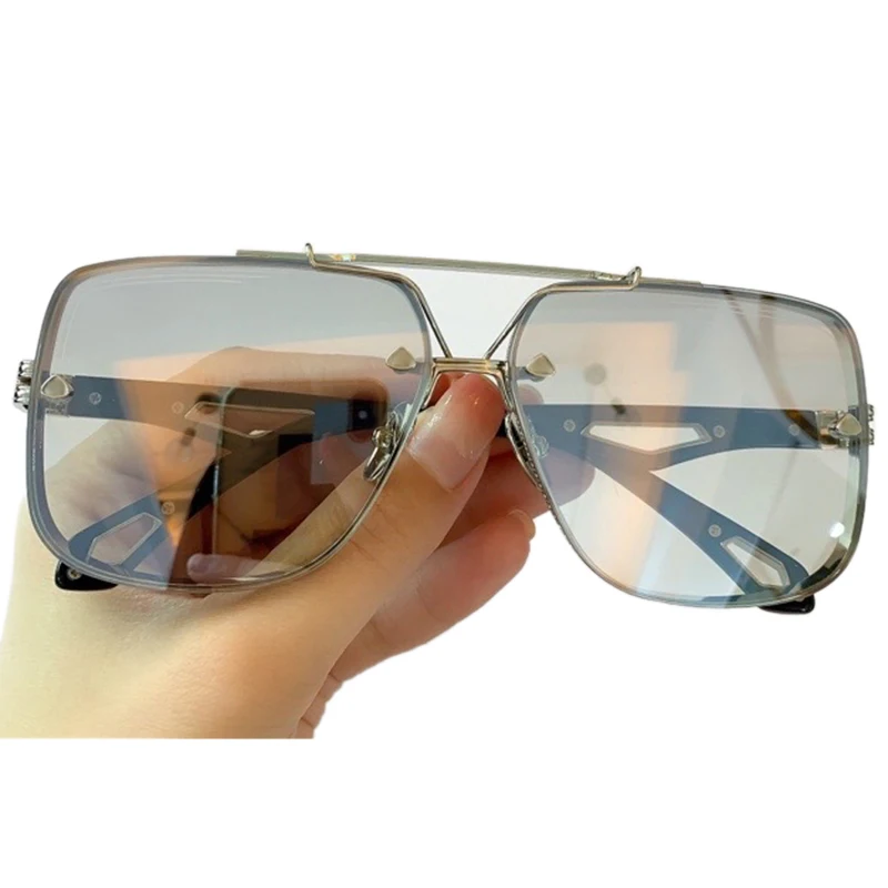 

Brand Mirror Sunglasses For Women With Big Sqaure Sun Glasses For Ladies UV400