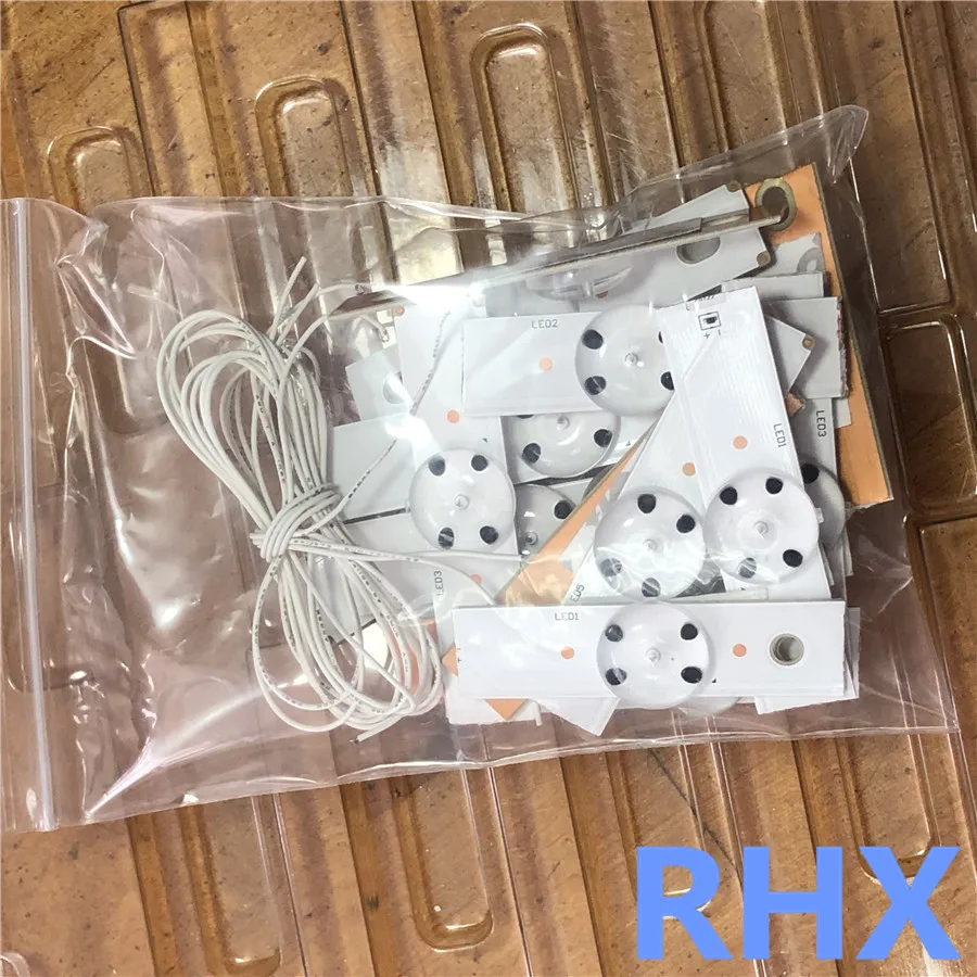40 шт./лот 3 в SMD лампы бусины W/оптические линзы Fliter для 32-65 дюймов светодиодный инструмент для ремонта ТВ Новинка