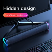 original bluetooth speaker 3d surround soundbar wired computer speakers stereo subwoofer sound bar for laptop pc theater tv