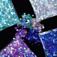 holographic maple leaf glitter flakes nail art laser fall leaves sequin resin fillings for diy epoxy resin mold craft decoration