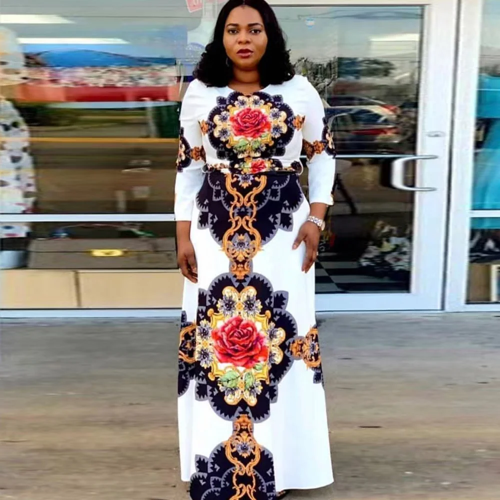 

Женское платье-туника с длинным рукавом, эластичным рукавом и круглым вырезом