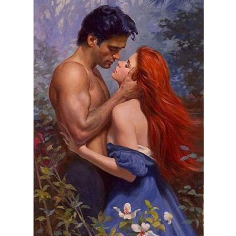 

Diamond Painting 5D DIY Square/Round Diamond Figure Painting Couple Beauty Picture Cross Stitch Embroidery Decoration Art TX467