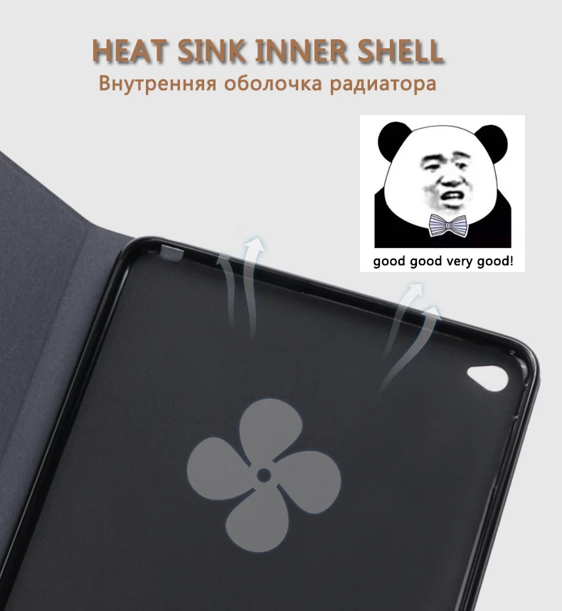 Чехол для Apple iPad 6 A1893 A1954 9,7 ''Qijun чехол для планшета для iPad6 9,7 дюймов откидной силиконовый мягкий чехол-подставка