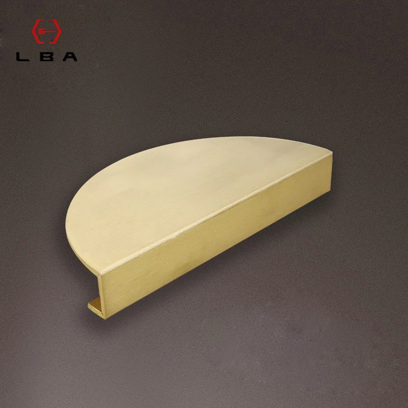 LBA полукруглый твердый Китайский медный шкаф с ручкой и ящиком мебель ручка дверь