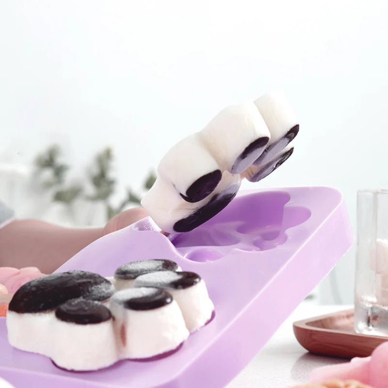 

Silicone Ice Cream Stick Ice Mold Covered Popsicle Molds Moldes De Silicon