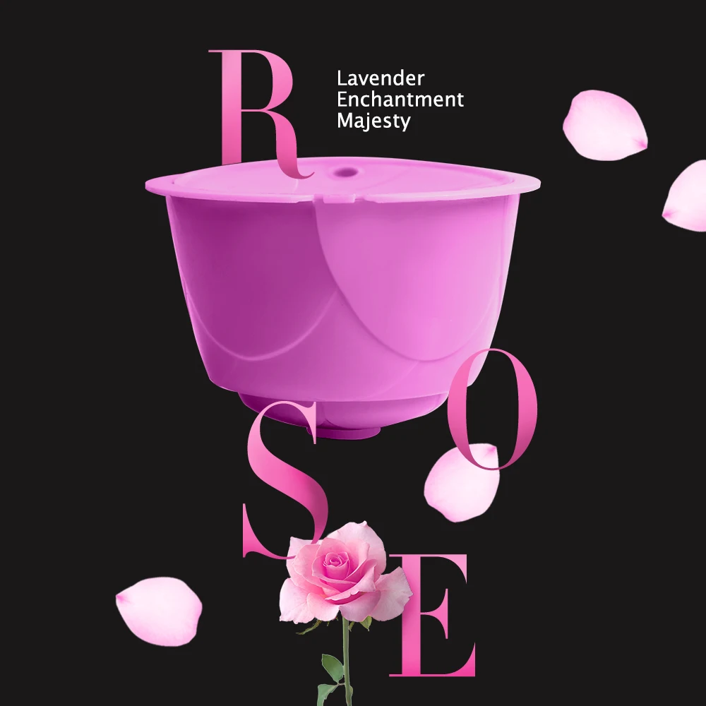 Purple Для Dolce Gusto 3rd поколения Кофе Capsule чашка фильтра многоразового многоразовые Кофе dripper Чай корзины заполнить Структура фильтр капсулы для кофемашины - Цвет: Purple