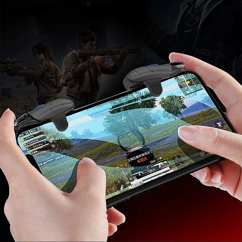 Мобильный игровой контроллер геймпад L1R1 Кнопка триггера джойстик для шутеров PUBG