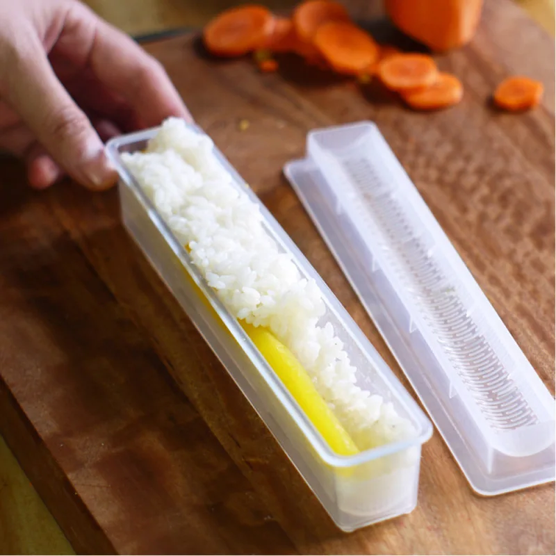 

Japanese Roll Sushi Maker Rice Mold Kitchen Tools Baking Kit Rice Roll Mold Sushi Mat Kitchen Stuff Japanese Cuisine Rectangular