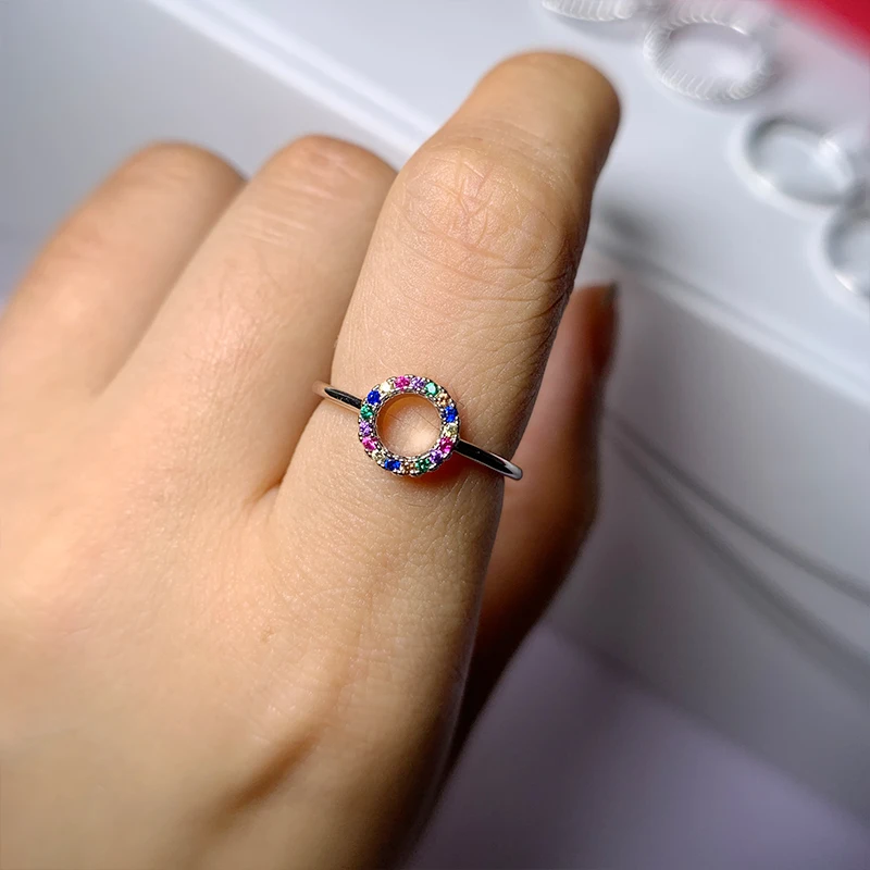 Женские кольца SEVENA серебристые с кольцом на палец модные ювелирные изделия