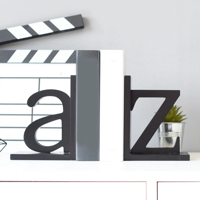

Simple and Modern Letter Bookend Bookend Office Bookcase Bookend Letter Bookcase Ornament
