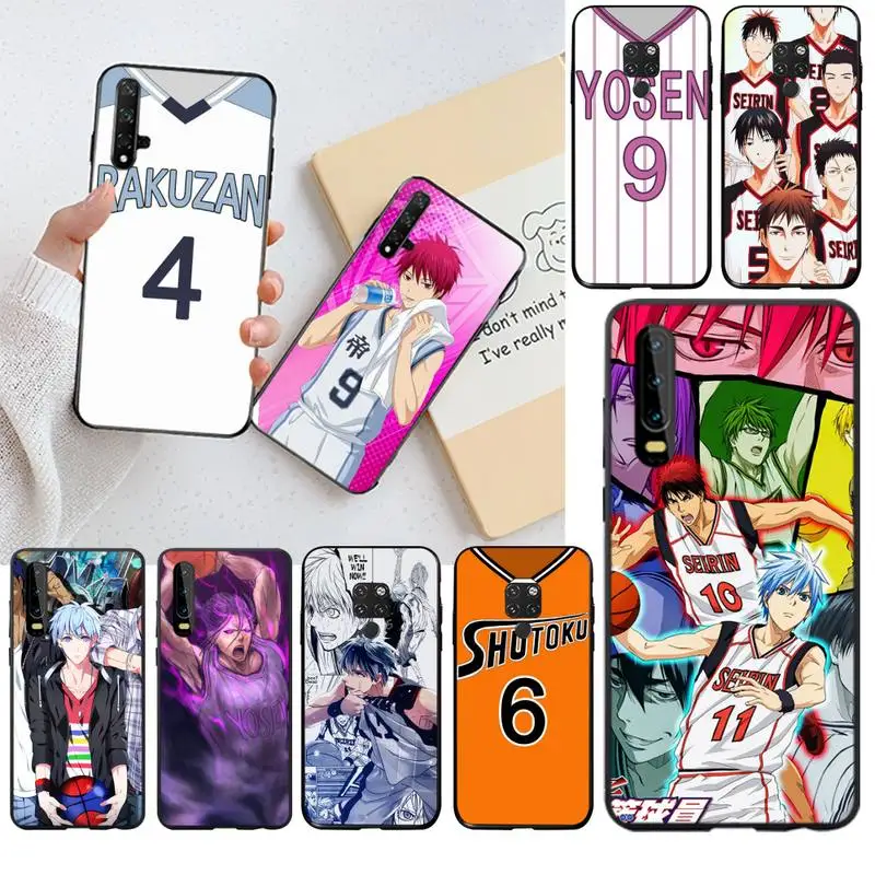 HPCHCJHM Аниме Kuroko No Basket чехол для телефона Huawei P40 P30 P20 lite Pro Mate 20 P Smart 2019 prime | Мобильные