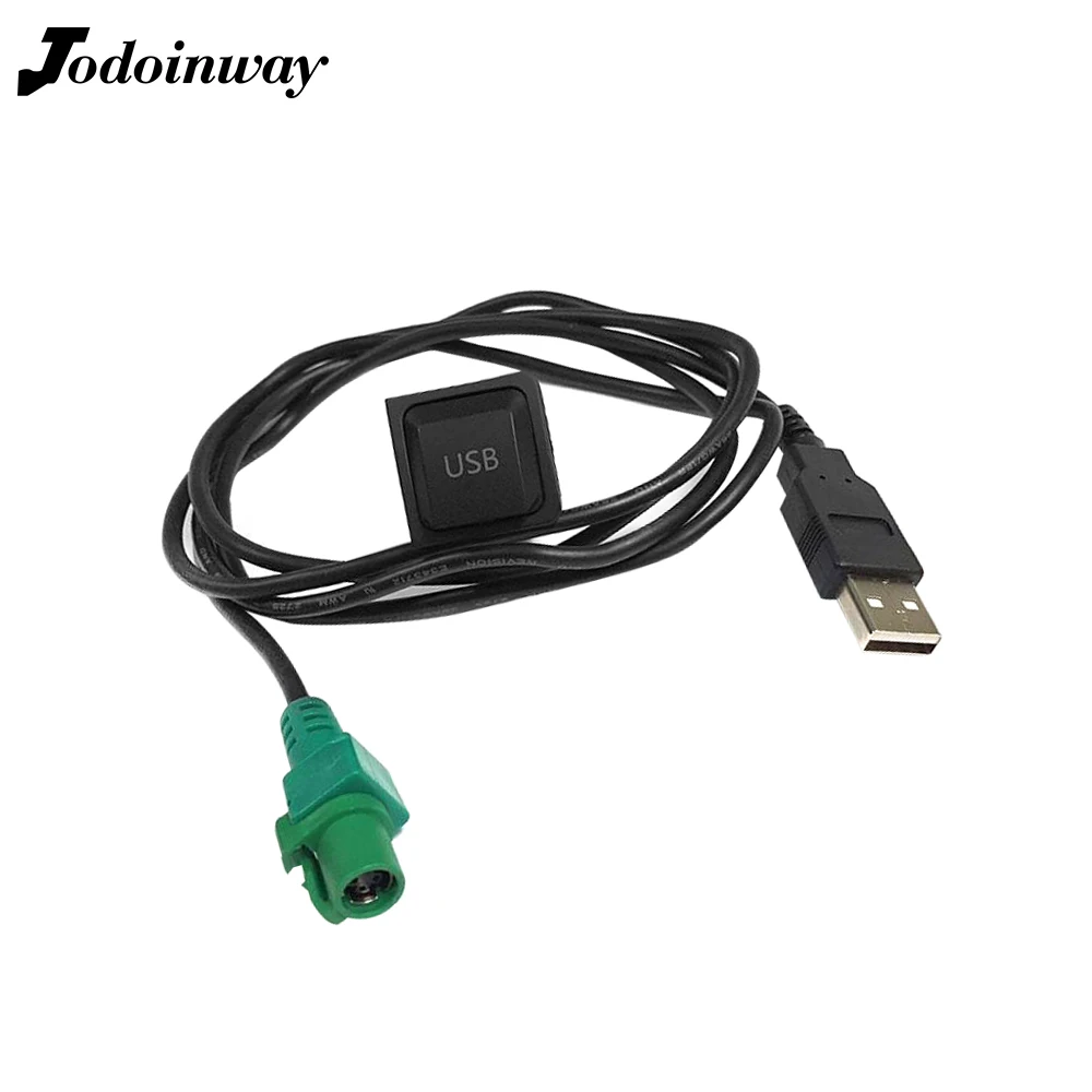 Кнопка переключения автомобильного кабеля для VW Touran Bora Sagitar USB адаптер Skoda Octavia Fabia