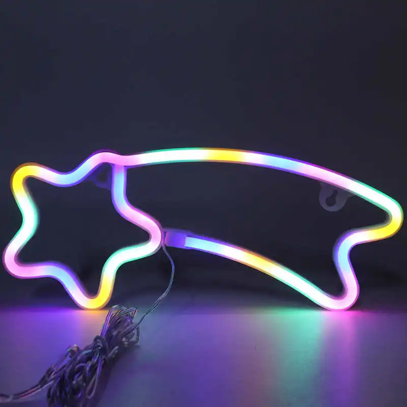 LED Sign Light Novelty Neon Lamp Colorful Fixtures for Wall Decoration Home Wedding Birthday Party | Лампы и освещение