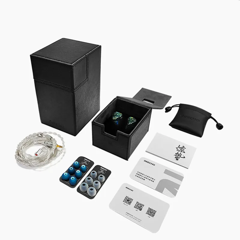 Наушники вкладыши Reecho с насекомыми 4BA Hi Fi наушники со съемным 2 контактным