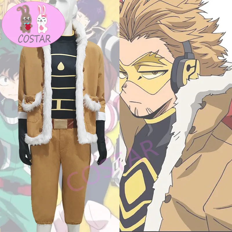 

COSTAR Anime My Hero Academia Theater Edition Hawks Cosplay Costume Full Set Men Halloween