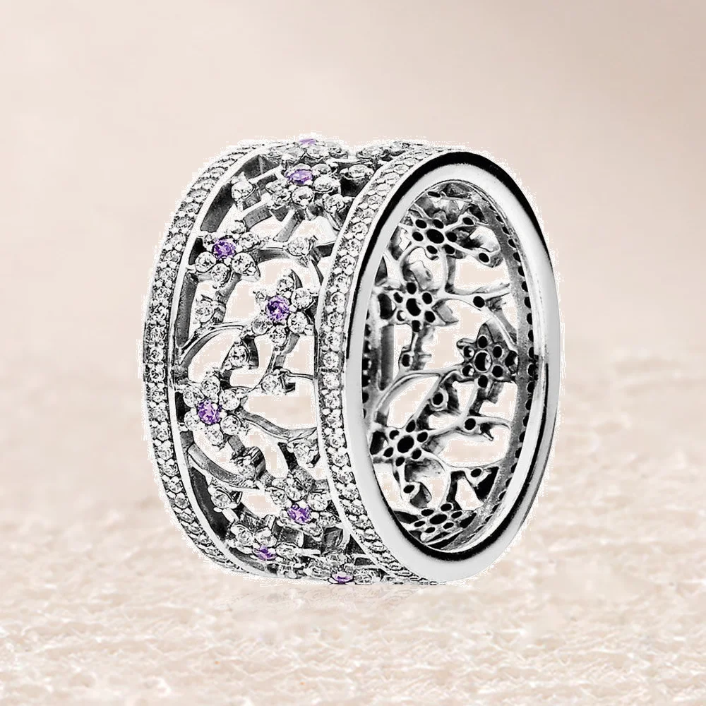 

190991ACZ Forget Me Not Ring