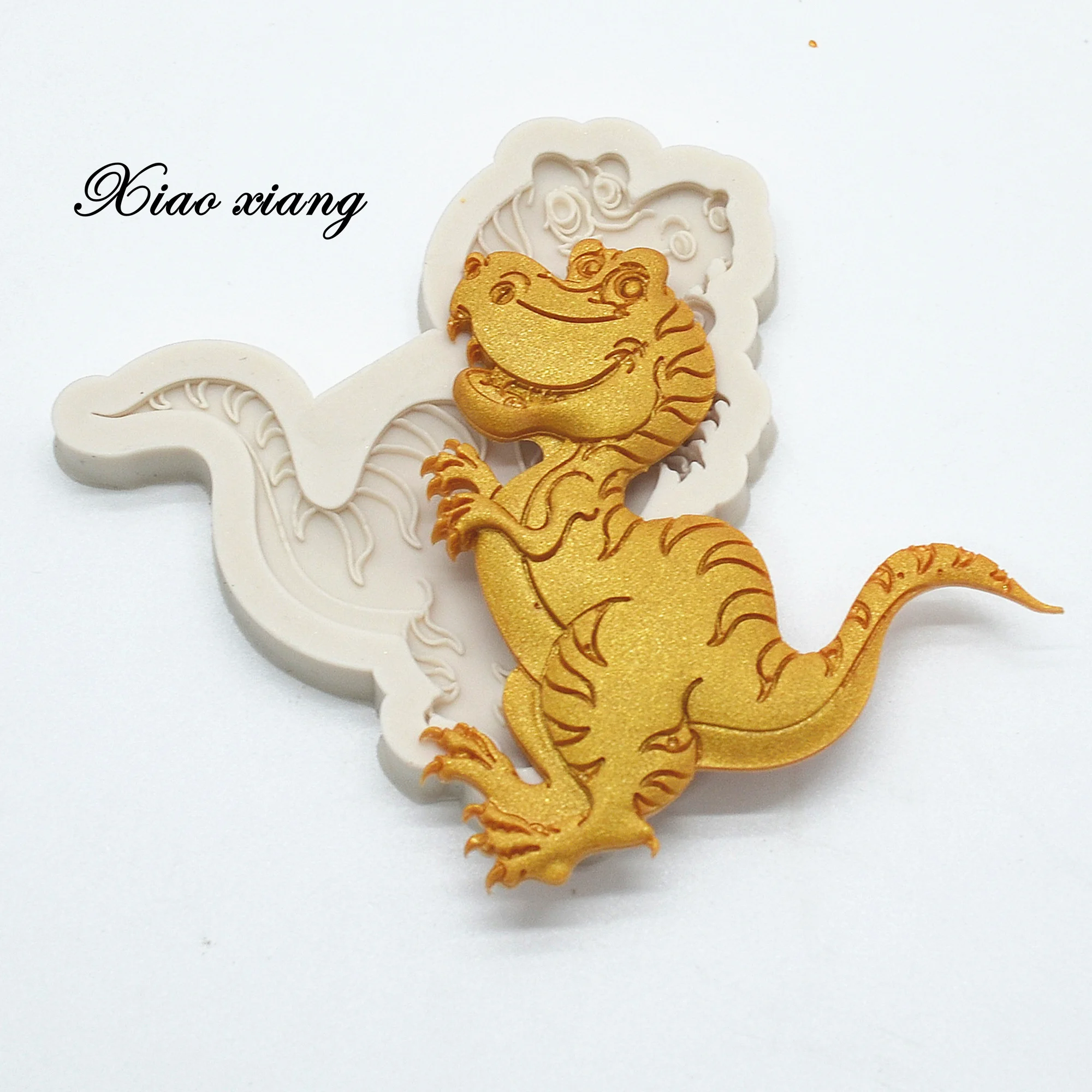 

Dinosaur Silicone Fondant Molds For Baking Sugar Cartoon Animal Chocolate Cake Decoration Mould Baking Kitchen Tools FM2089