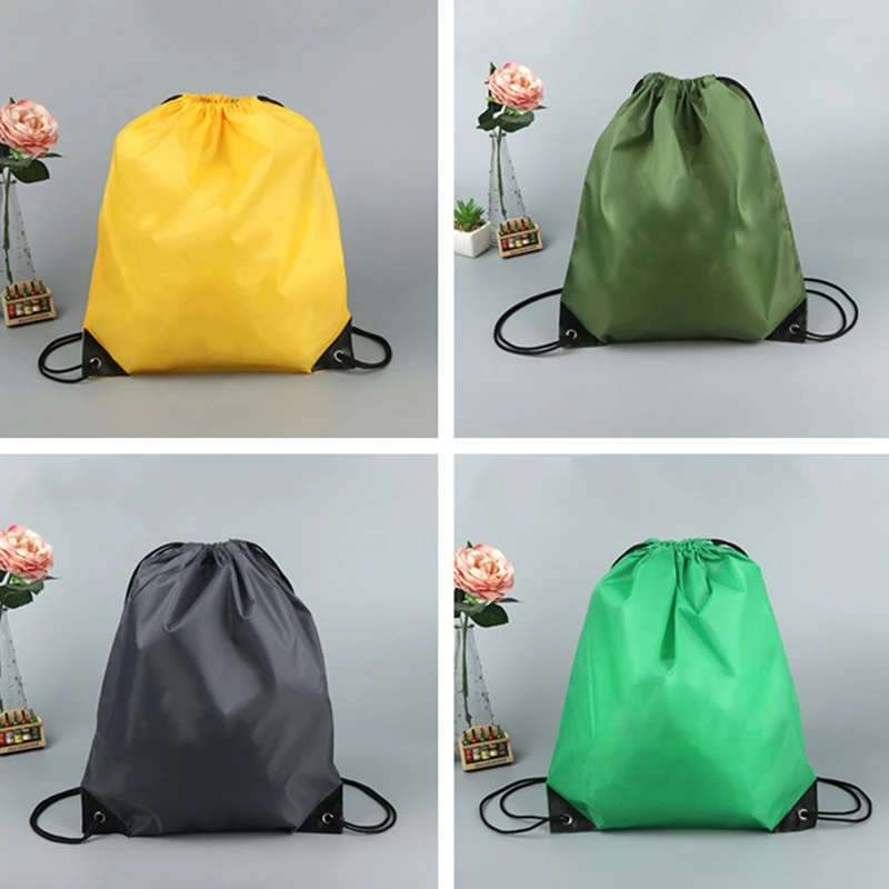 

Drawstring Backpack String Bag 40 Pieces Gym Drawstring Backpacks Cinch Bags 5 Colors