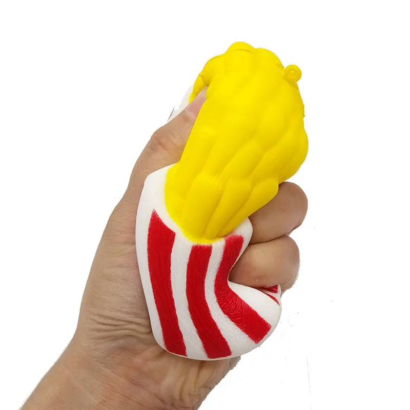 Милые бриллиантовые чипсы в виде картошки фри кремовые ароматизированные