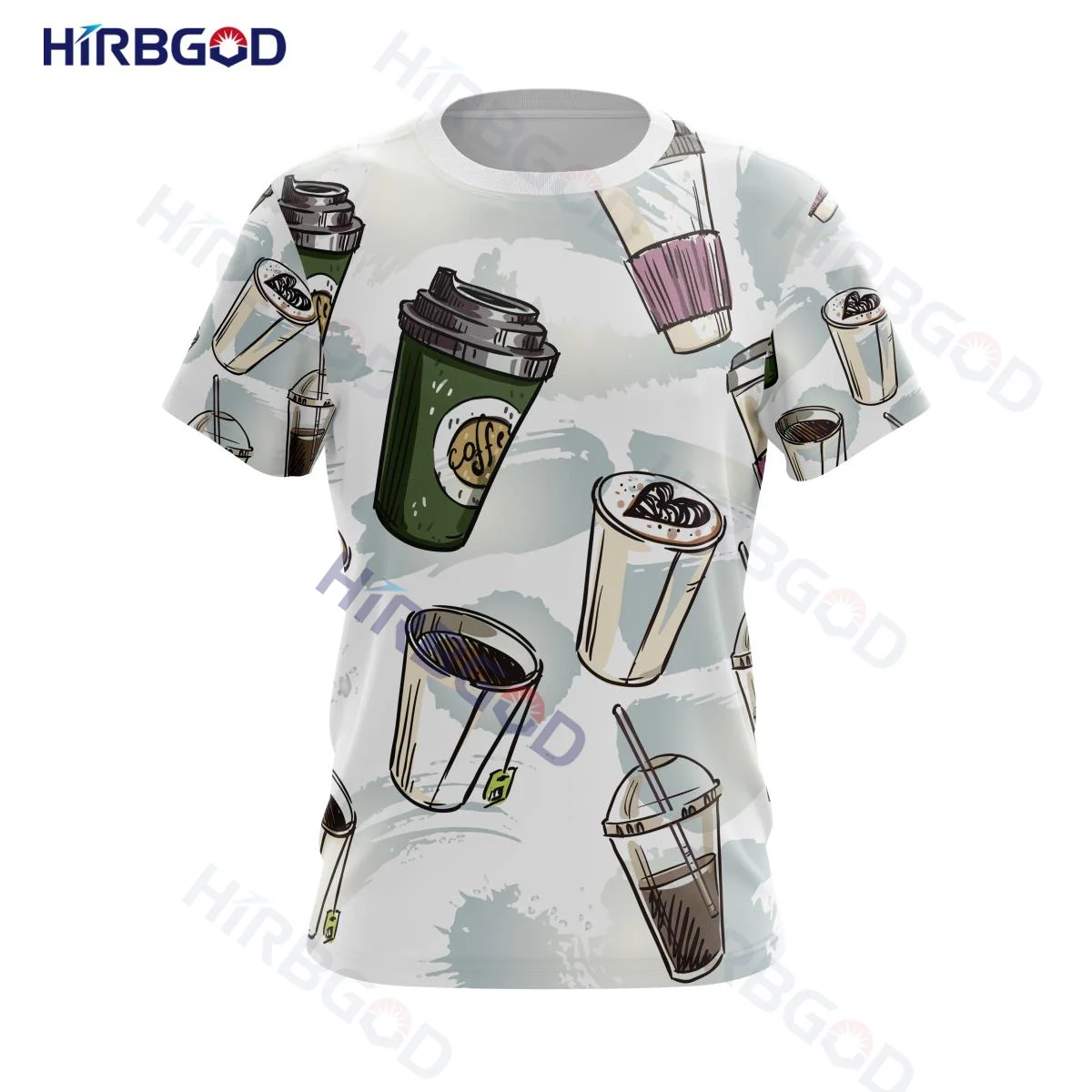 Рекламная футболка HIRBGOD 2022 для творчества Мужская велосипедная быстросохнущая